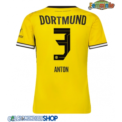 Maglie da calcio Borussia Dortmund Waldemar Anton #3 Prima Maglia Femminile 2026-27 Manica Corta